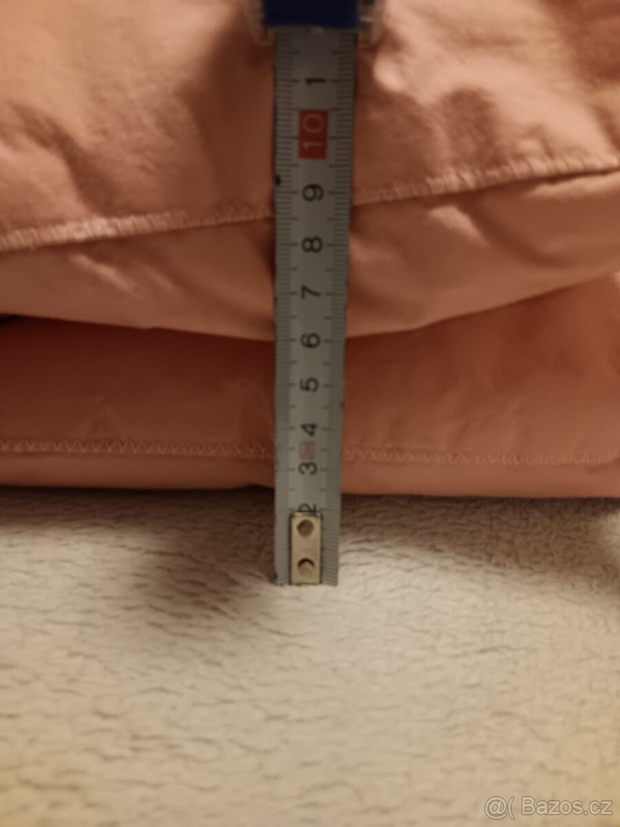 prošívaná deka 130x185 cm růžová - 4