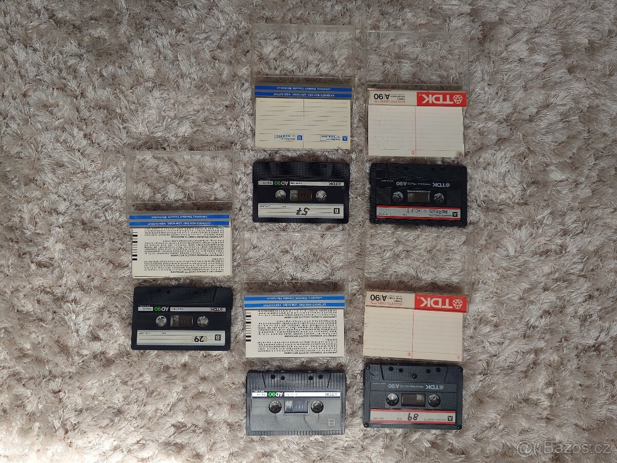 Audio kazety TDK (A, AD Made in Japan ) - 4