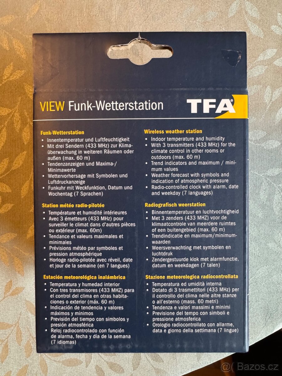 Meteorologická stanice TFA 35.1142.01, černá - 4