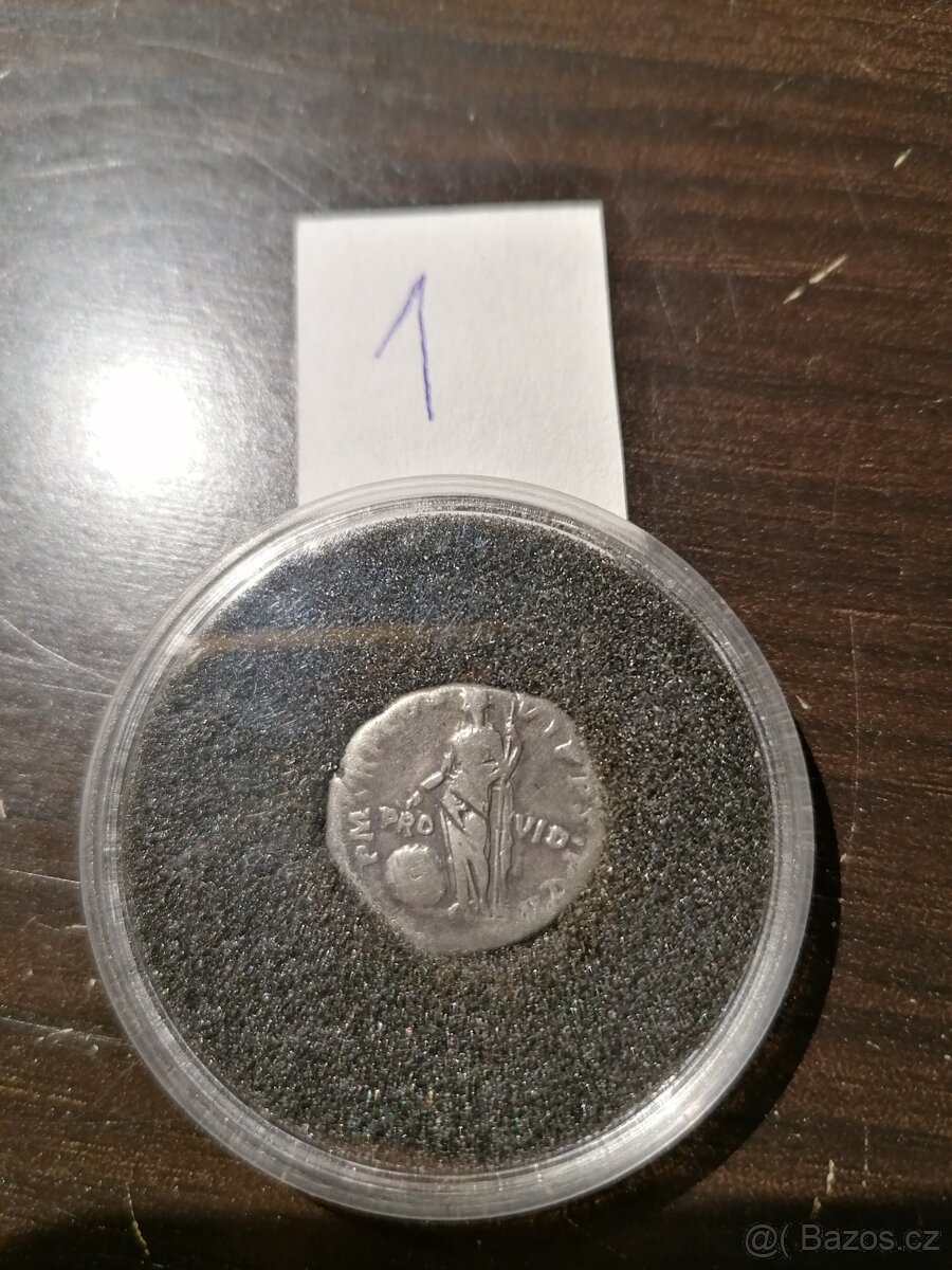 Římské stříbrné denáry 5ks - 4