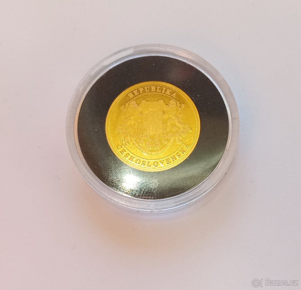 Zlatá medaile Vznik Československa – 1,20 g Au 999/1000 - 4