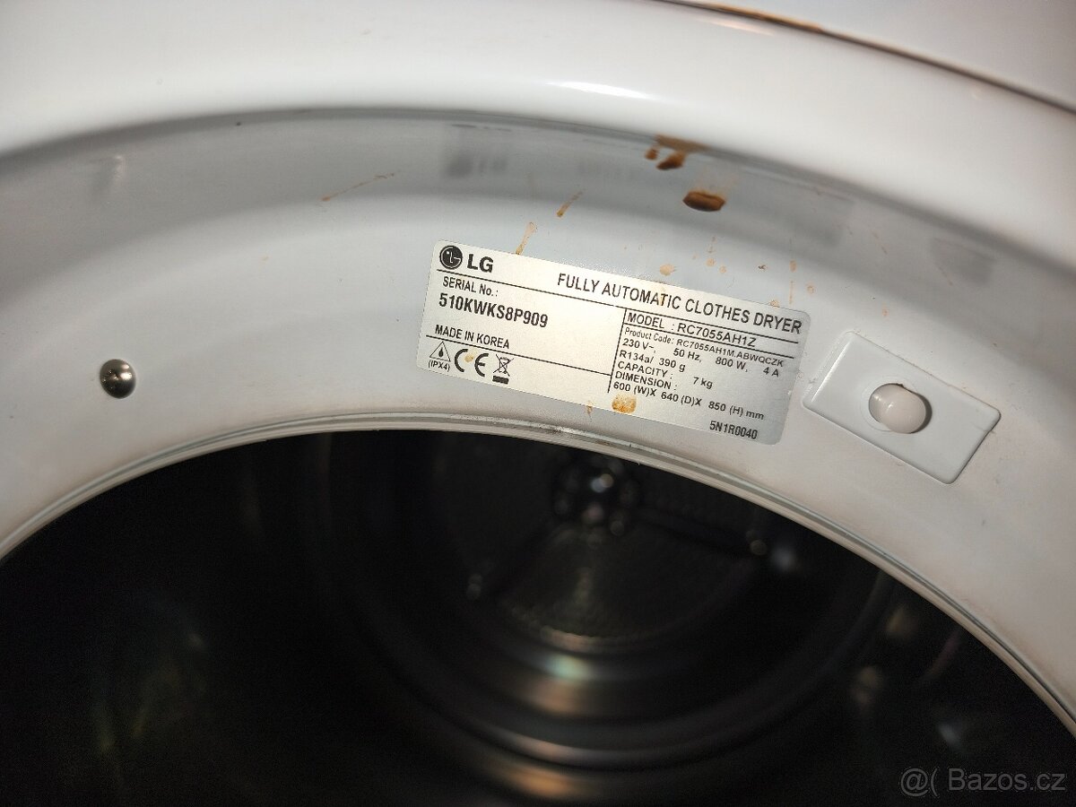 Sušička LG , pračka LG , cena za obojí - 4