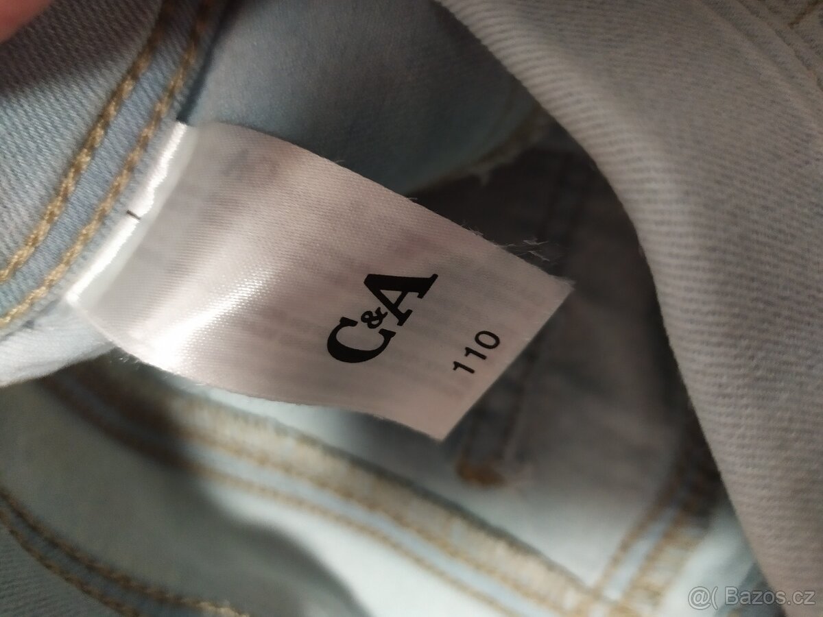 Dívčí džegíny C&A vel. 110 - 4