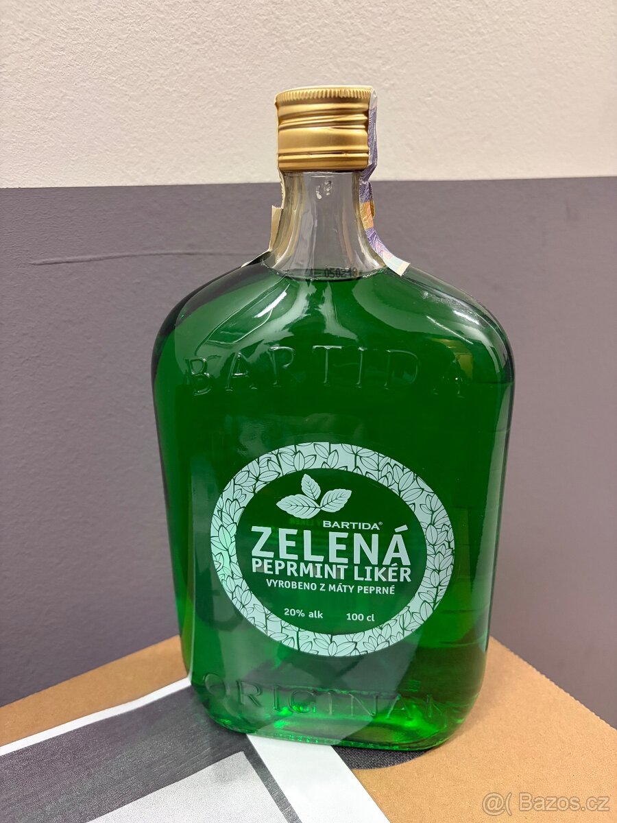 Zelená (velká 1l lahev) - 4