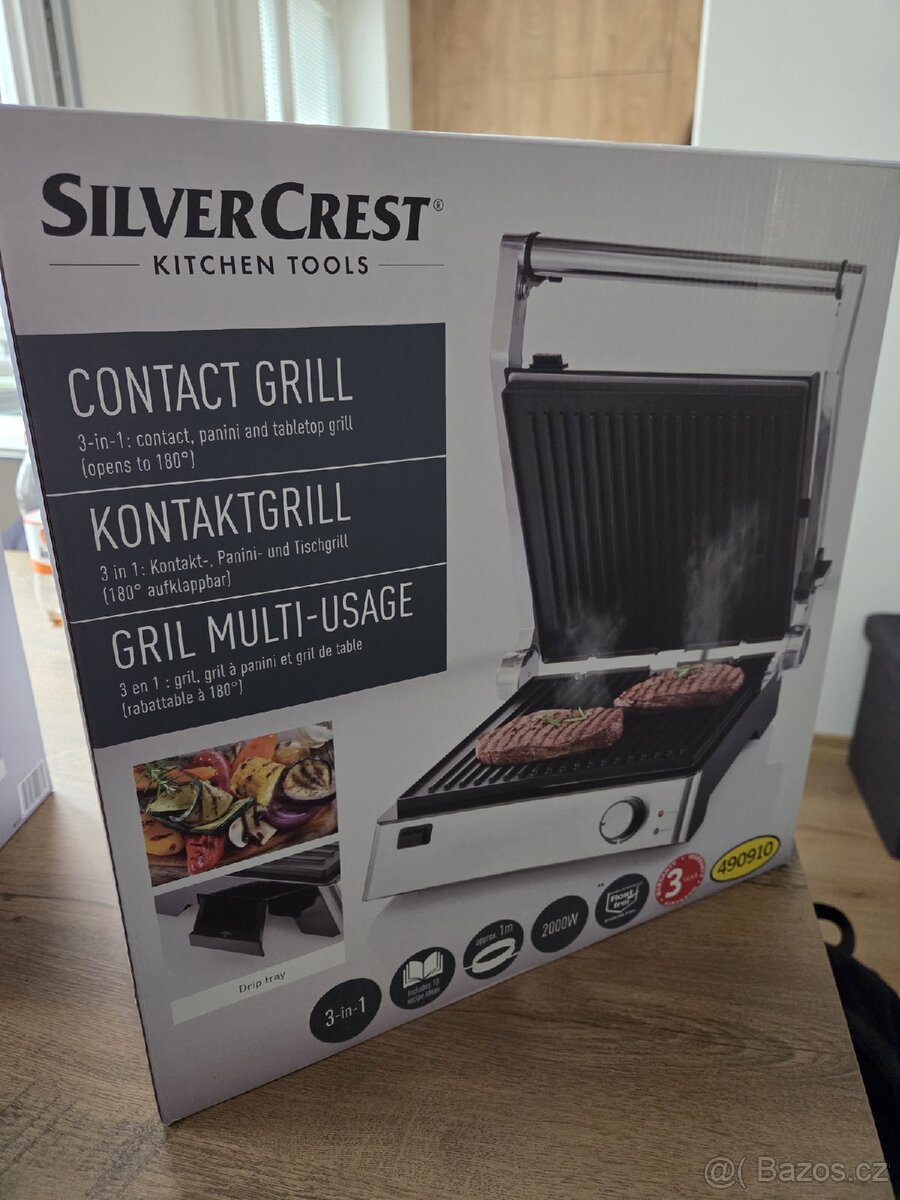 Kontaktní gril SILVERCREST SKGE 2000 D3 - 4