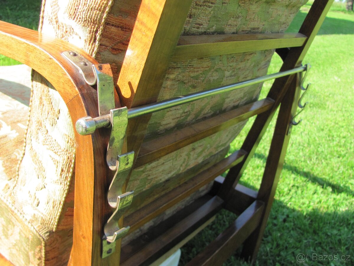 Polohovací křeslo Art Deco / 2ks / Halabala ? - 4