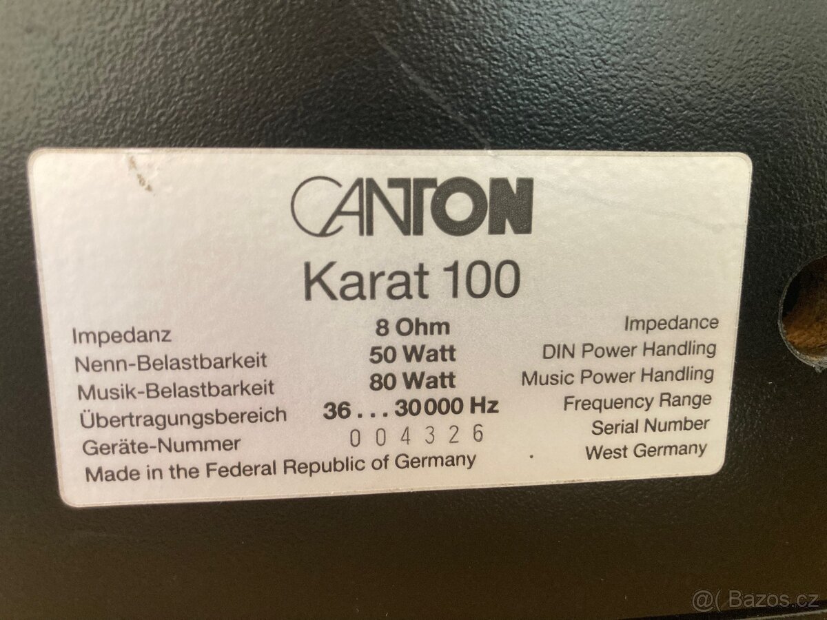 Canton Karat 100 - 4