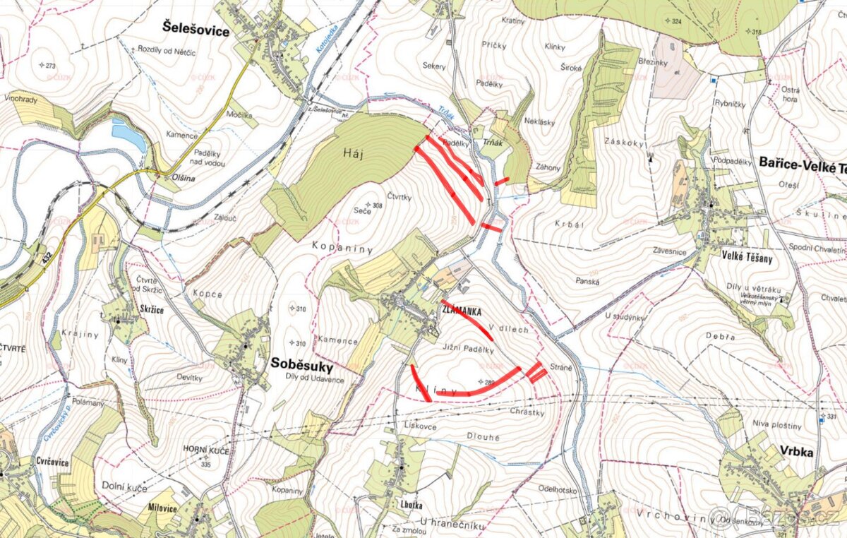 Zemědělská půda, prodej, Zlámanka, Kroměříž - 4