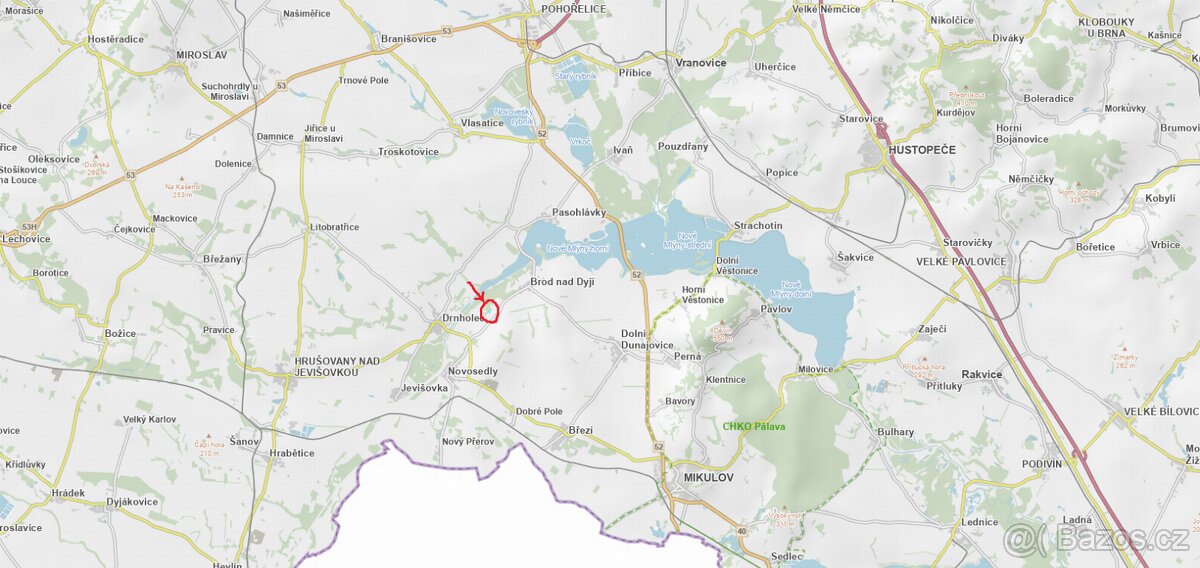 Prodám pozemky v k. ú. Brod nad Dyjí - 4