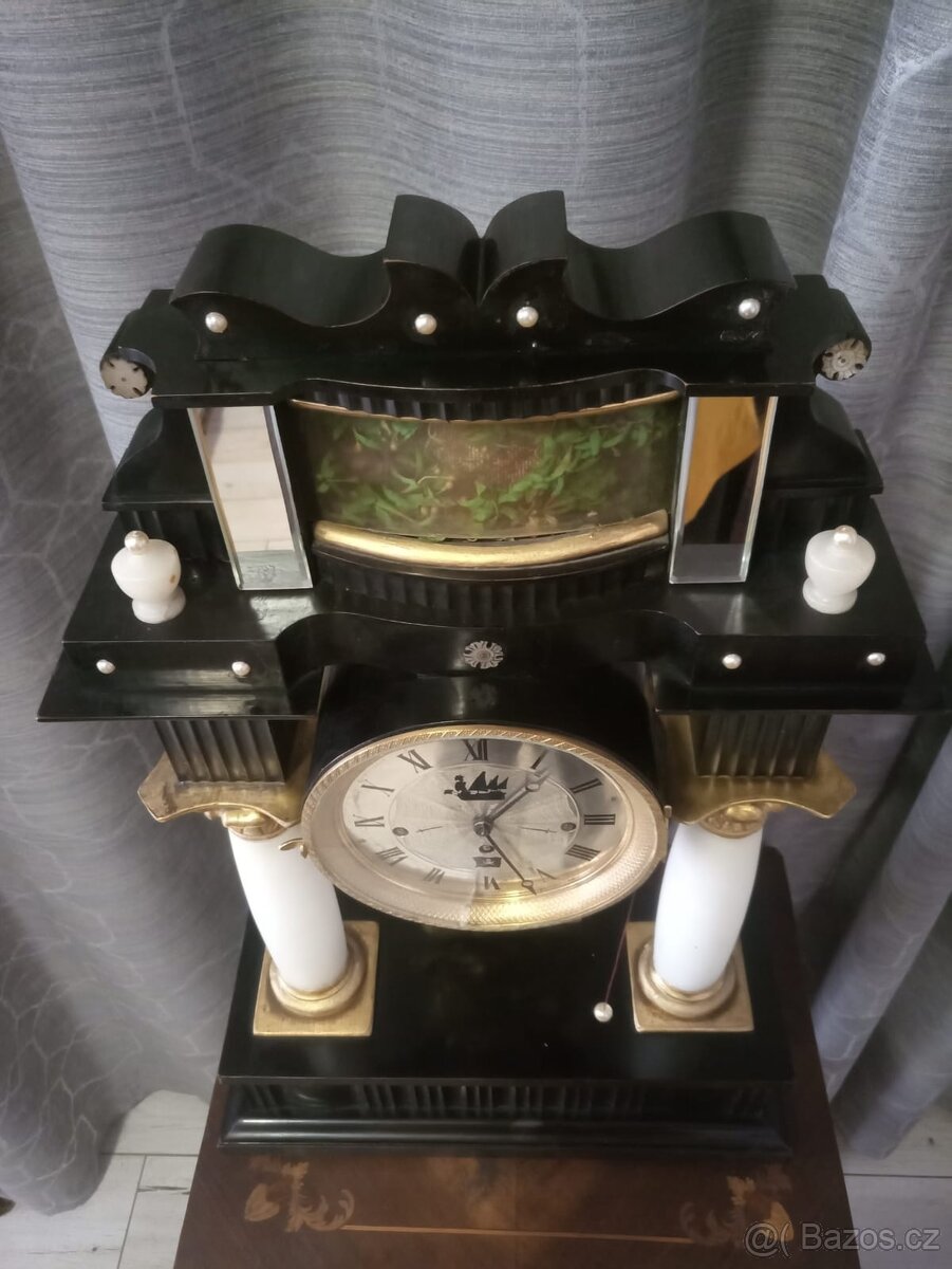 Sloupkové biedermayerské hodiny - 4