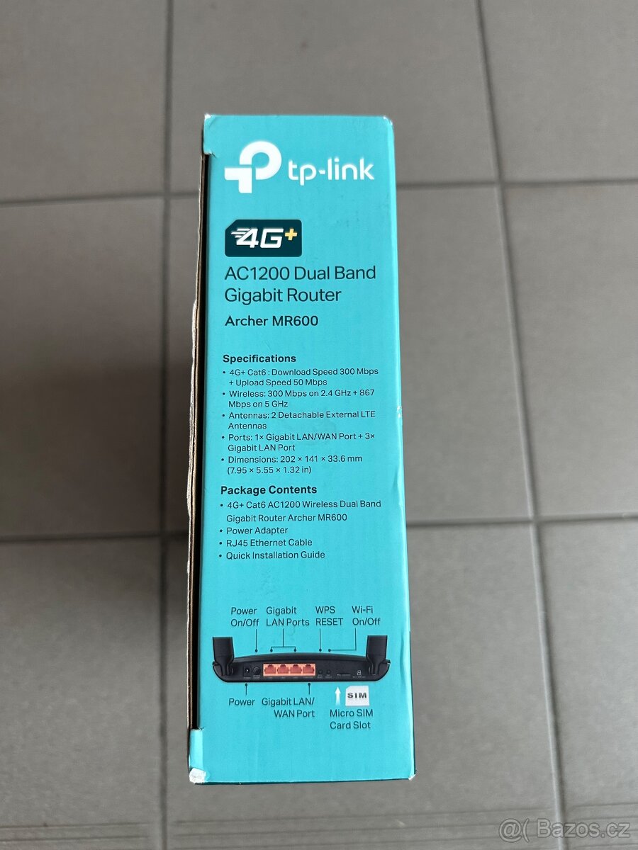 Bezdrátový router TP-Link Archer MR600 4G+ LTE na SIM - 4