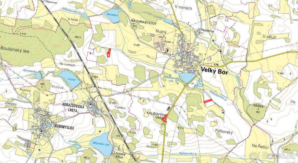 Zemědělská půda, prodej, Velký Bor, Klatovy - 4