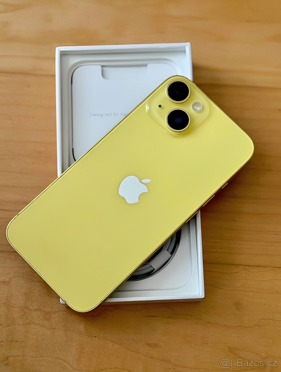 iPhone 14 Žlutá BATERIE 100% TOP - 4