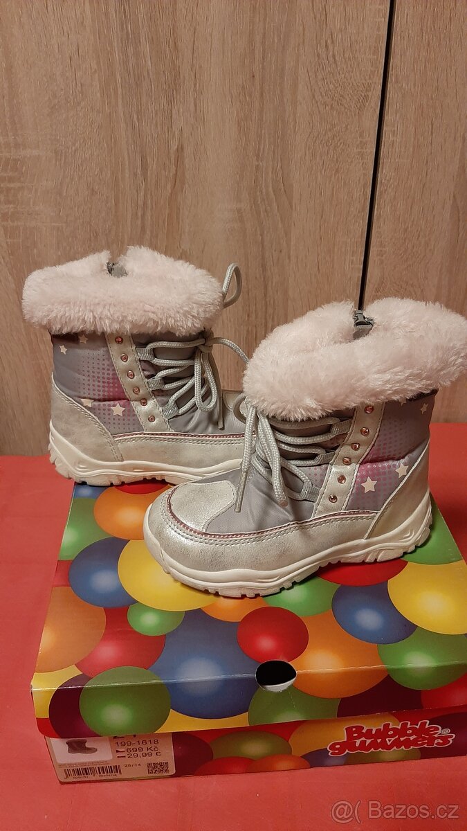 Dětské zimní boty Baťa vel. 24 - 4
