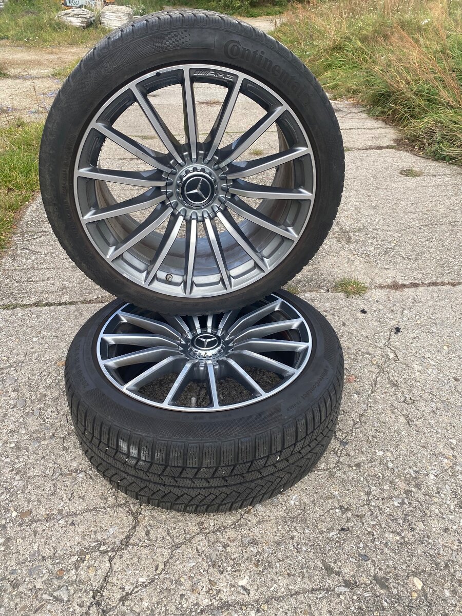 PRODÁM ZIMNÍ ALU KOLA R 20 AMG ORIGINÁL MERCEDE GT 53 AMG - 4