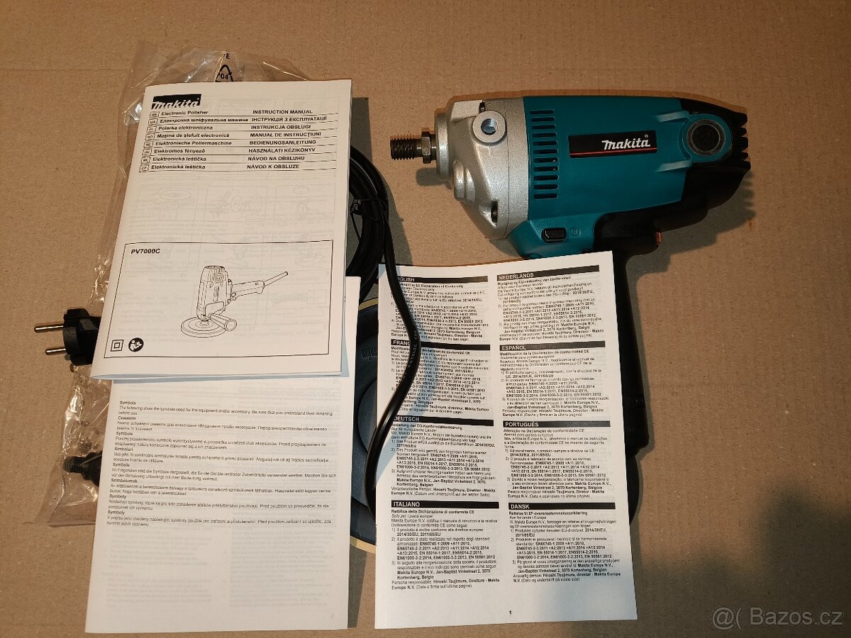 Makita Leštička PV7000C 180mm/900W - 4