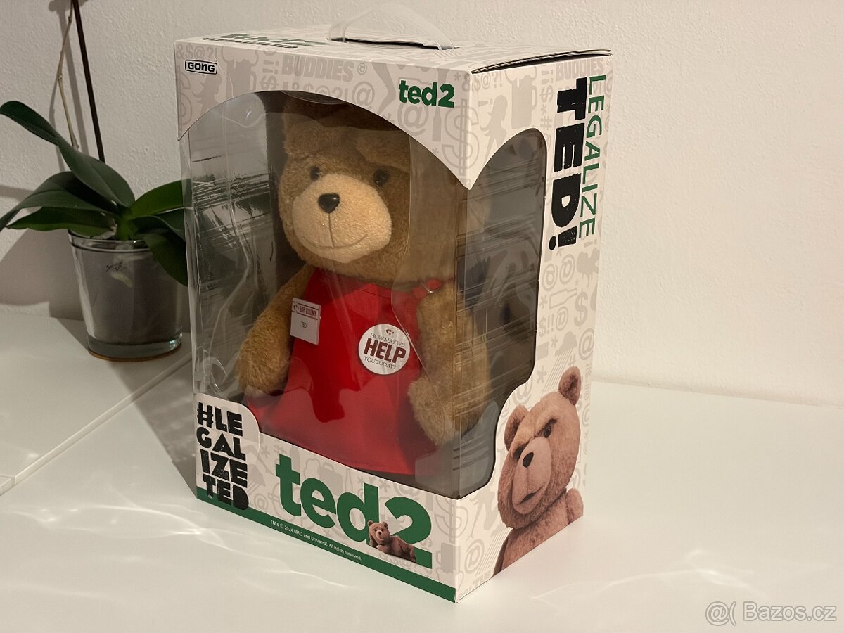 Originál POP MART plyšová postavička Méďa - TED2 - 4