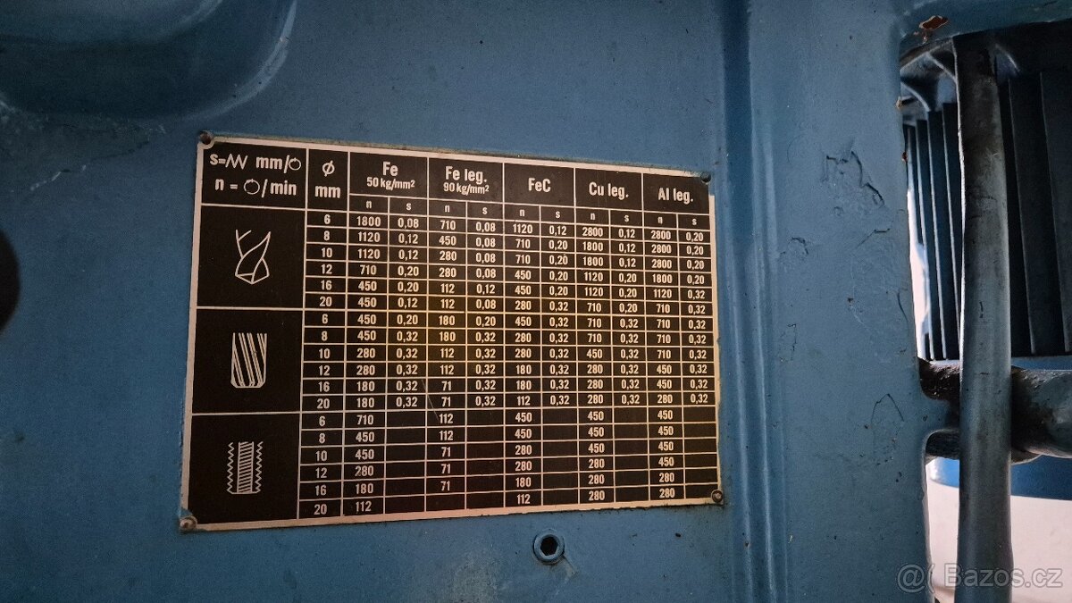 Prodám závitořez vrtačky a stůl - 4