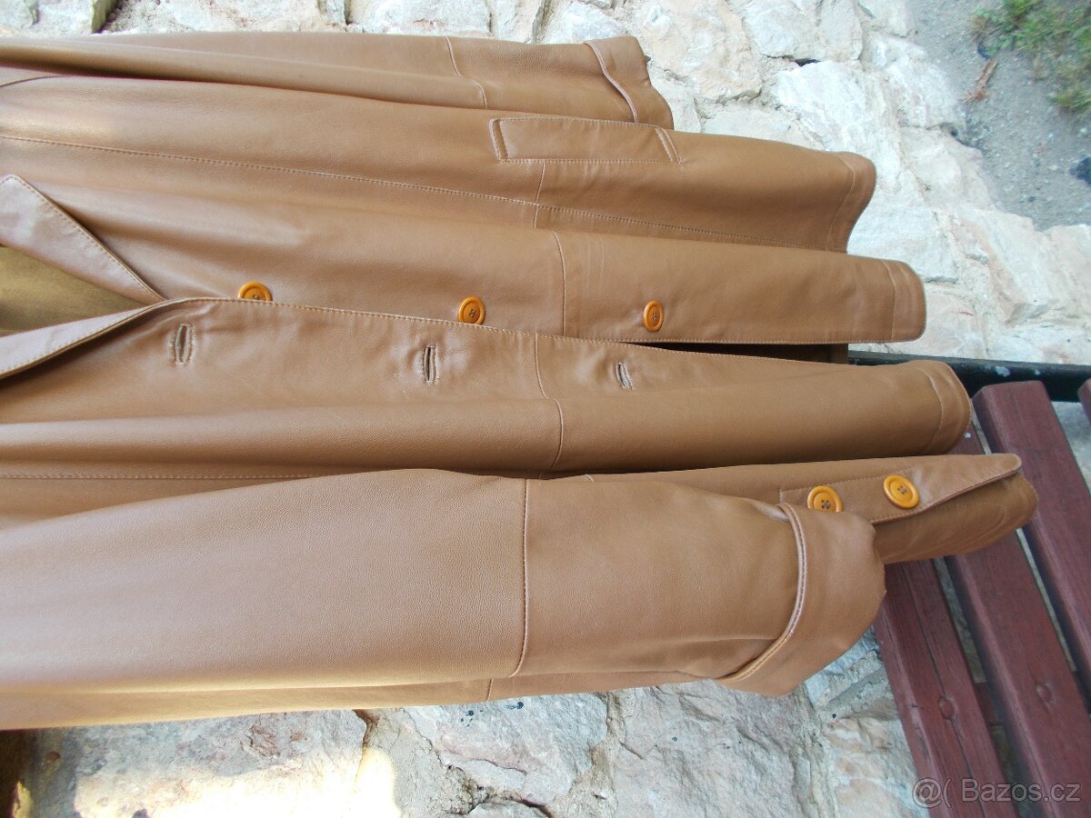 Dámský kožený kabát - 4