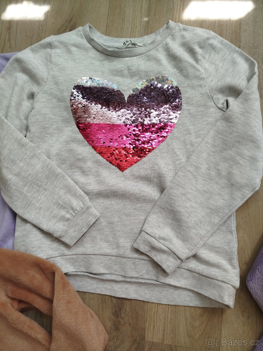 Balíček mikina H&M, vel.128 - 4