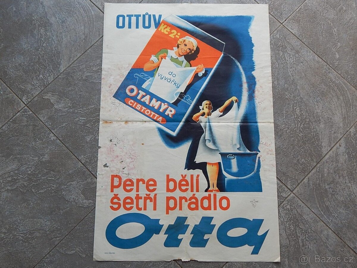 starý reklamní plakat cedule - 4