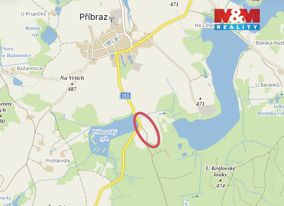 Prodej pole, 12695 m2, Příbraz - 4