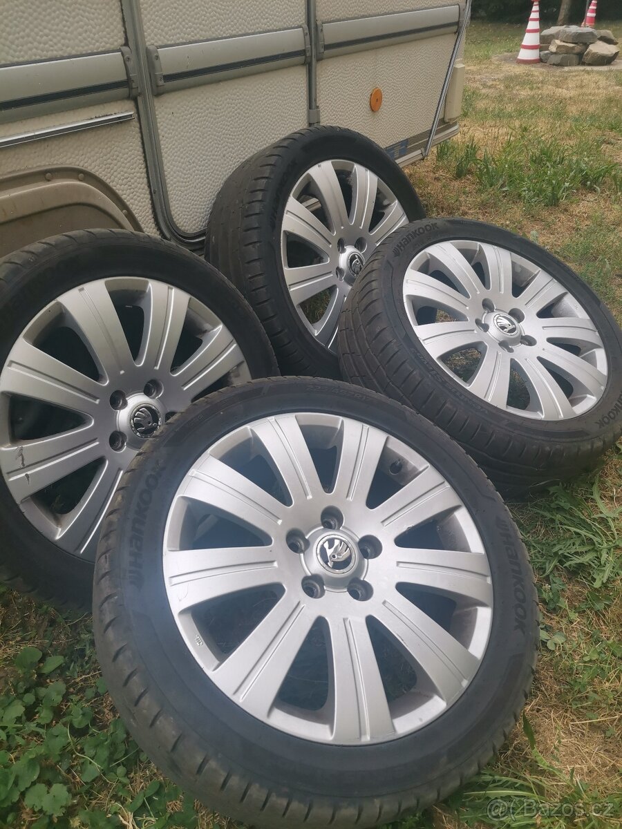 Original alu kola Flash Skoda Superb 2 - 4
