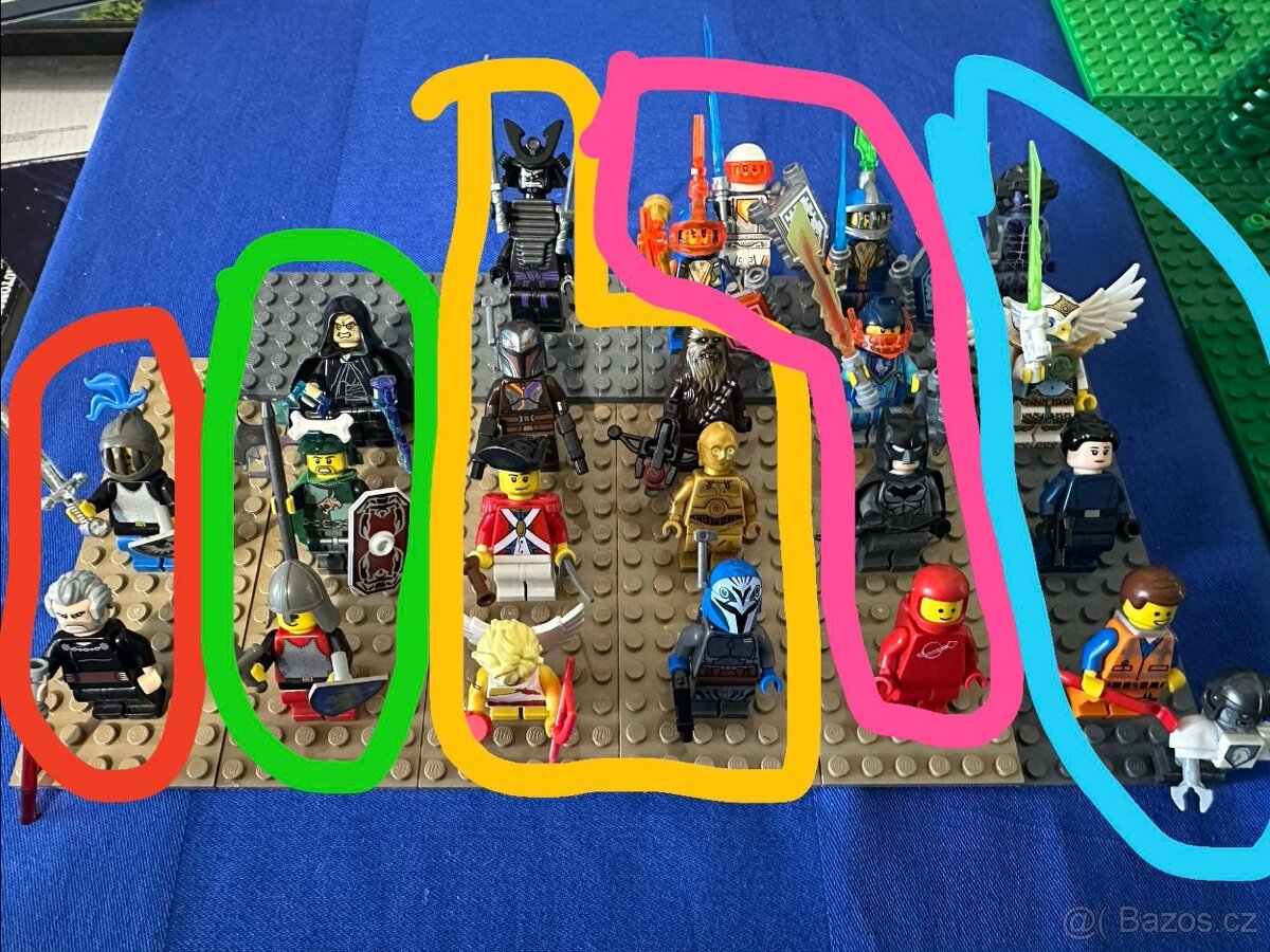Lego Figurky (star wars,Nexo,castle a další ) číst popis - 4