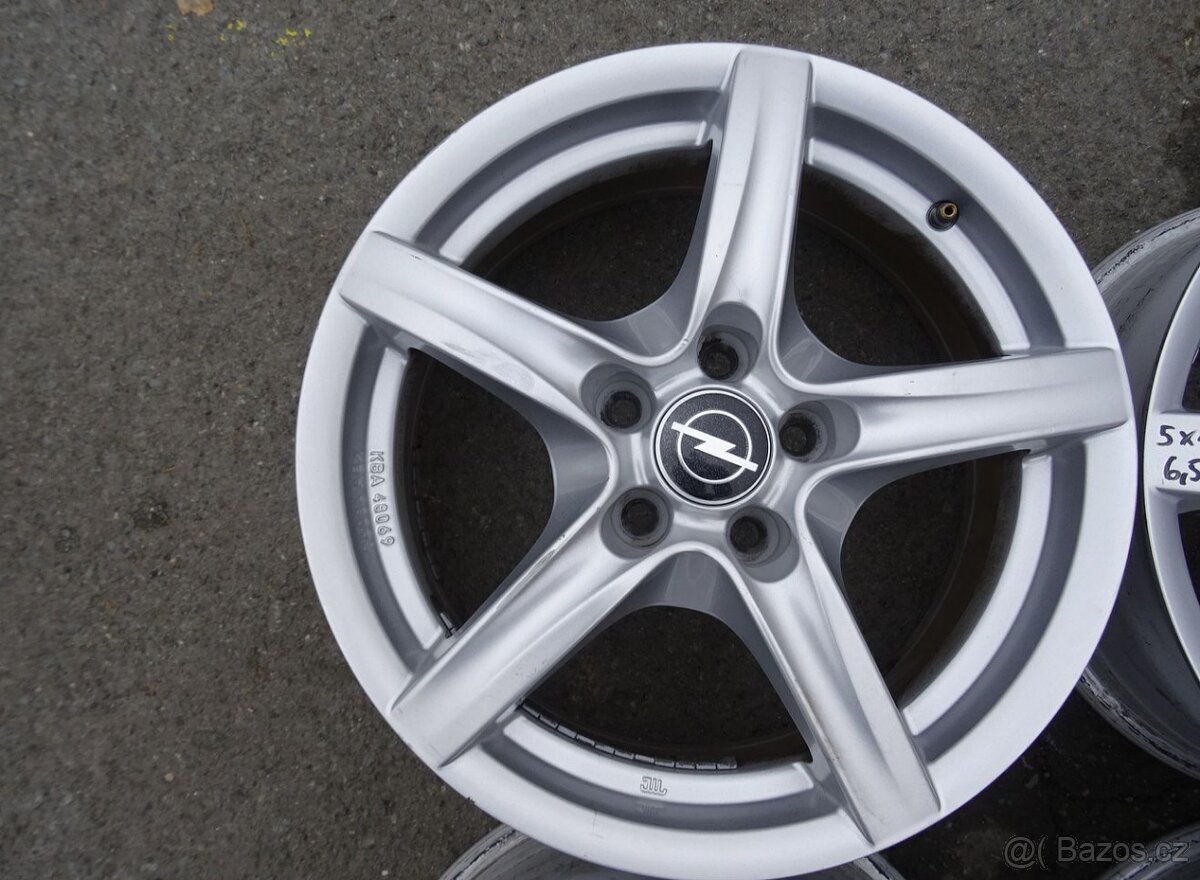 Alu disky na Opel, 16", 5x105, ET 39, šířka 6,5J - 4