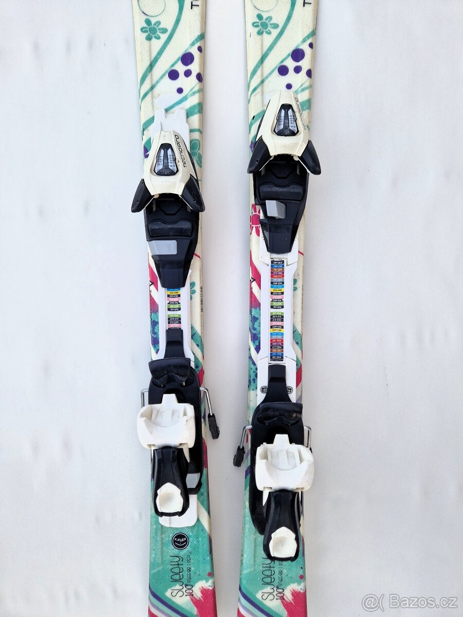 Dívčí lyže TECNOPRO Sweet 100 cm s vázáním do 45 kg - 4