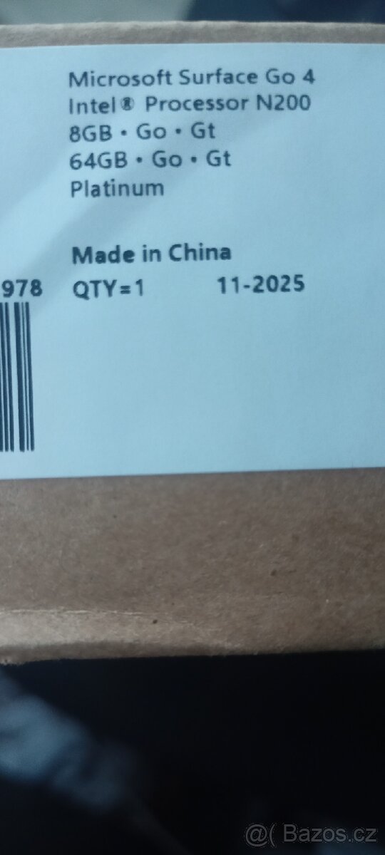 Microsoft Surface Go 4 64GB 8GB Platinum - 4