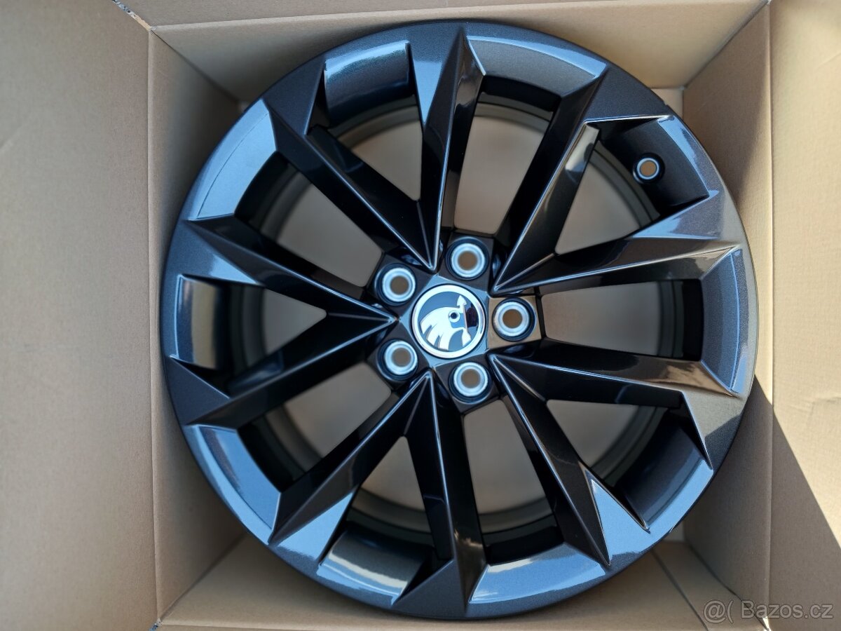 Pěkné orig alu Škoda Scala, Kamiq, Italia 6,5J 16" ET35 - 4