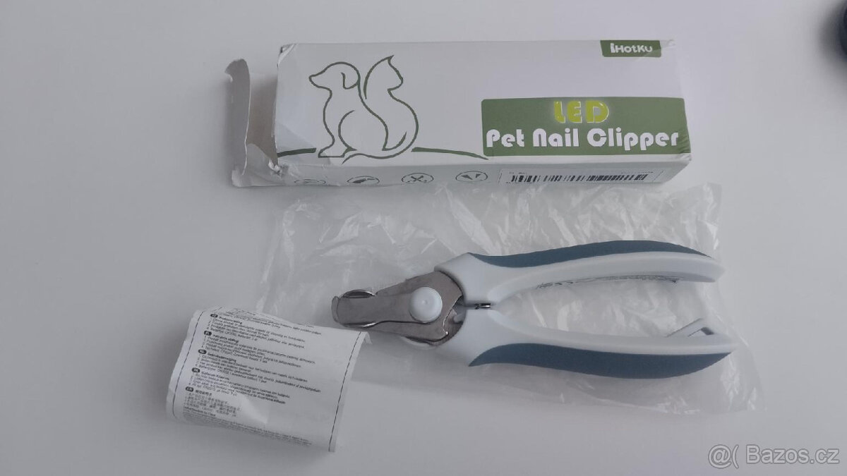 NŮŽKY/KLEŠTĚ NA TLAPKY PRO DOMÁCÍ MAZLÍČKY/ LED SVĚTLO - 4