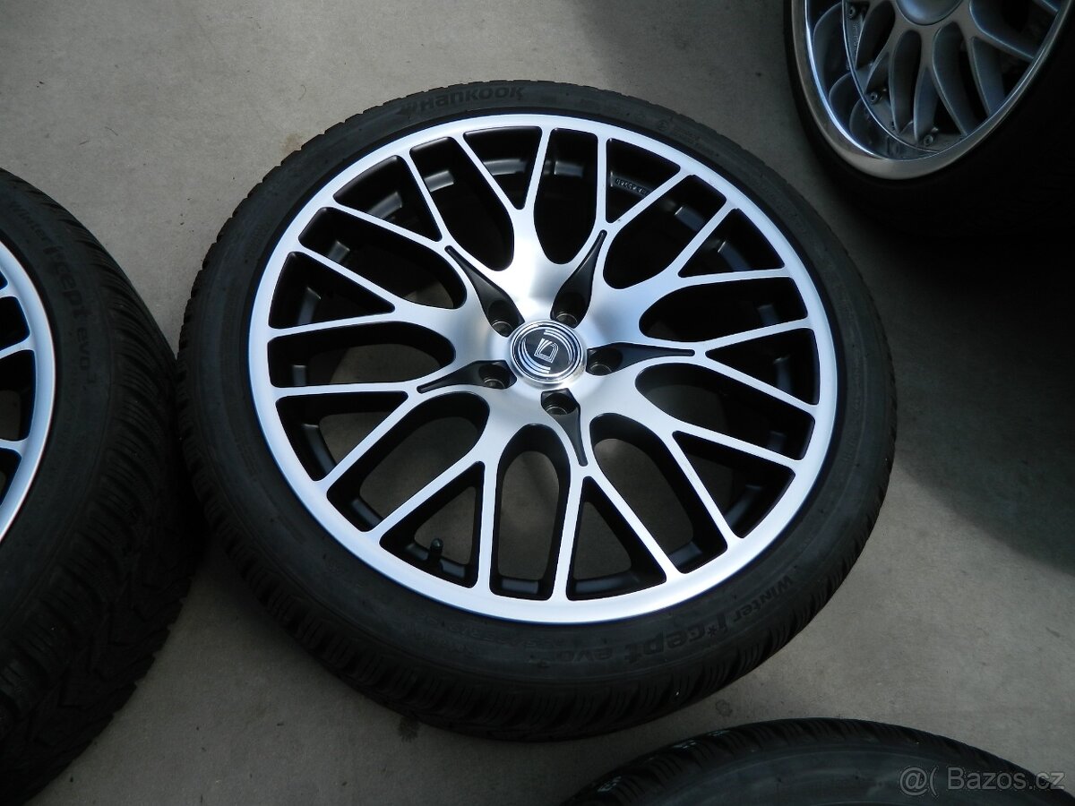 alu kola 5x112 +zimní pneu 7,5mm r19 Audi S5 - 4
