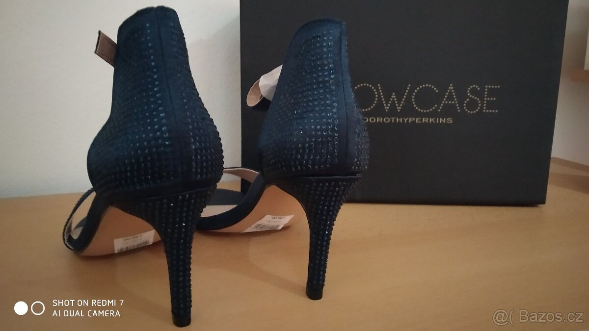 Společenské boty Dorothy Perkins tmavě modré - 4