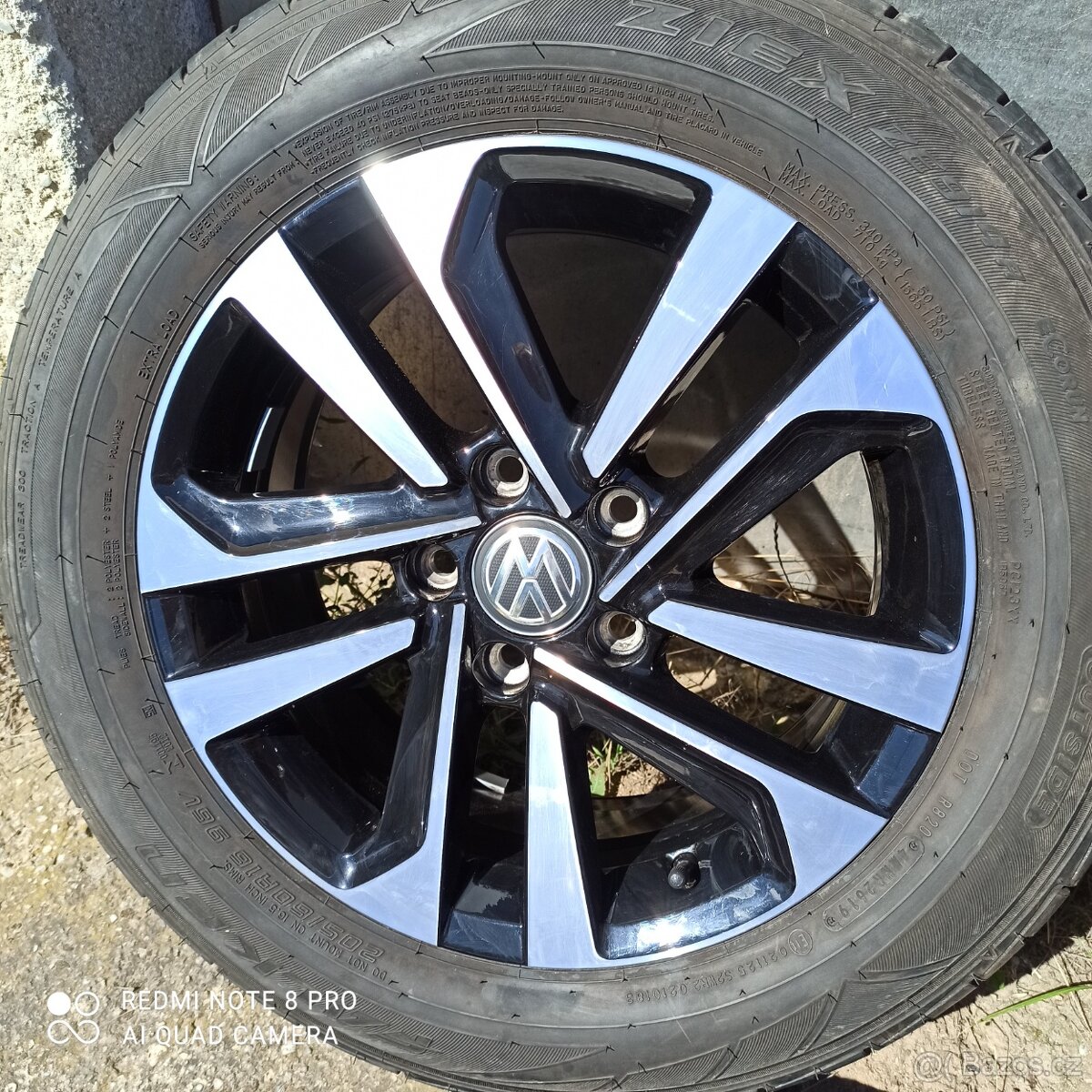 Orig.alu disky VW TOURAN,VW CADDY 16" - 4