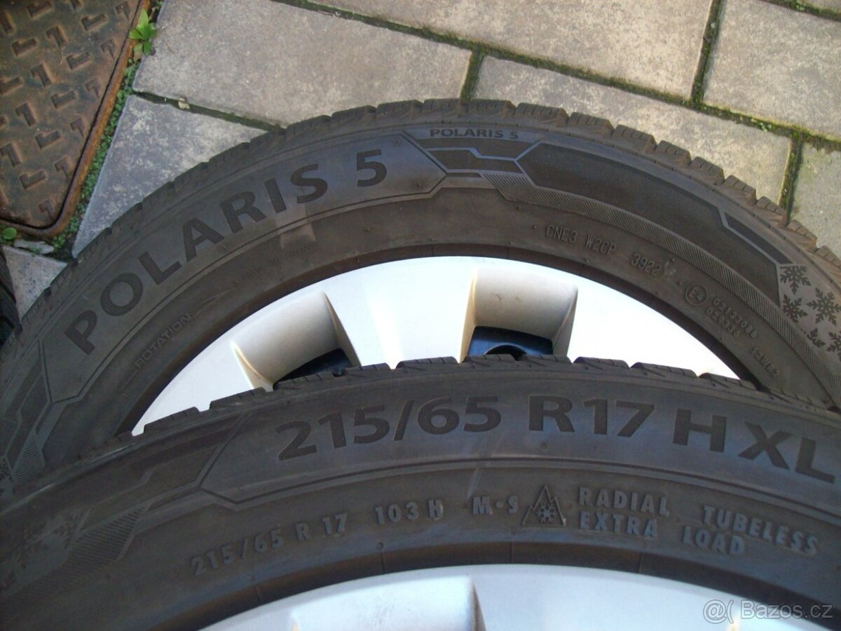 zimní kola Kodiaq Barum 215.65.17 XL 95% - 4