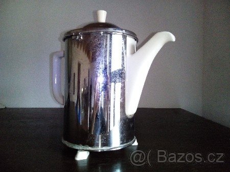 Starožitná termoska, zateplená konvice a skleněný džbán - 4