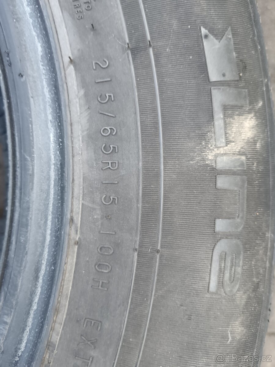 Letní pneu Nokian 215/65 r 15 - CENA ZA PÁR - 4