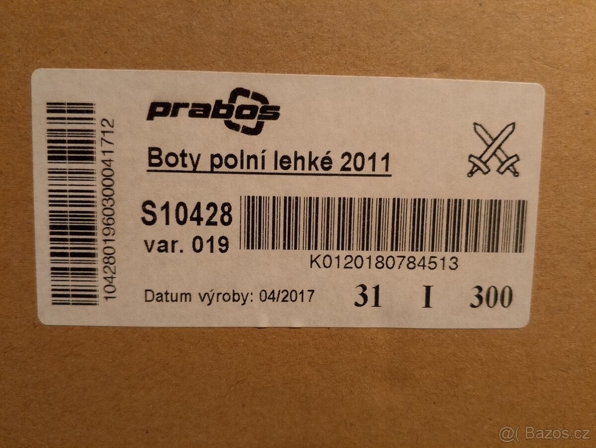 Vojenské boty (kanady) Prabos gore-tex velikost 46 - 4