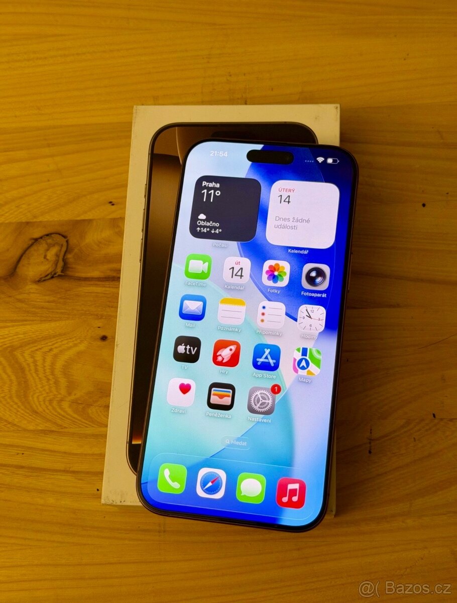 iPhone 16 Pro Desert Titanium BATERIE 100% TOP - 4