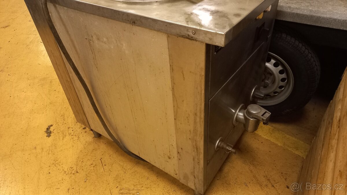 kotel alba + mraznice nerez profi gastro plně funkční mrazák - 4