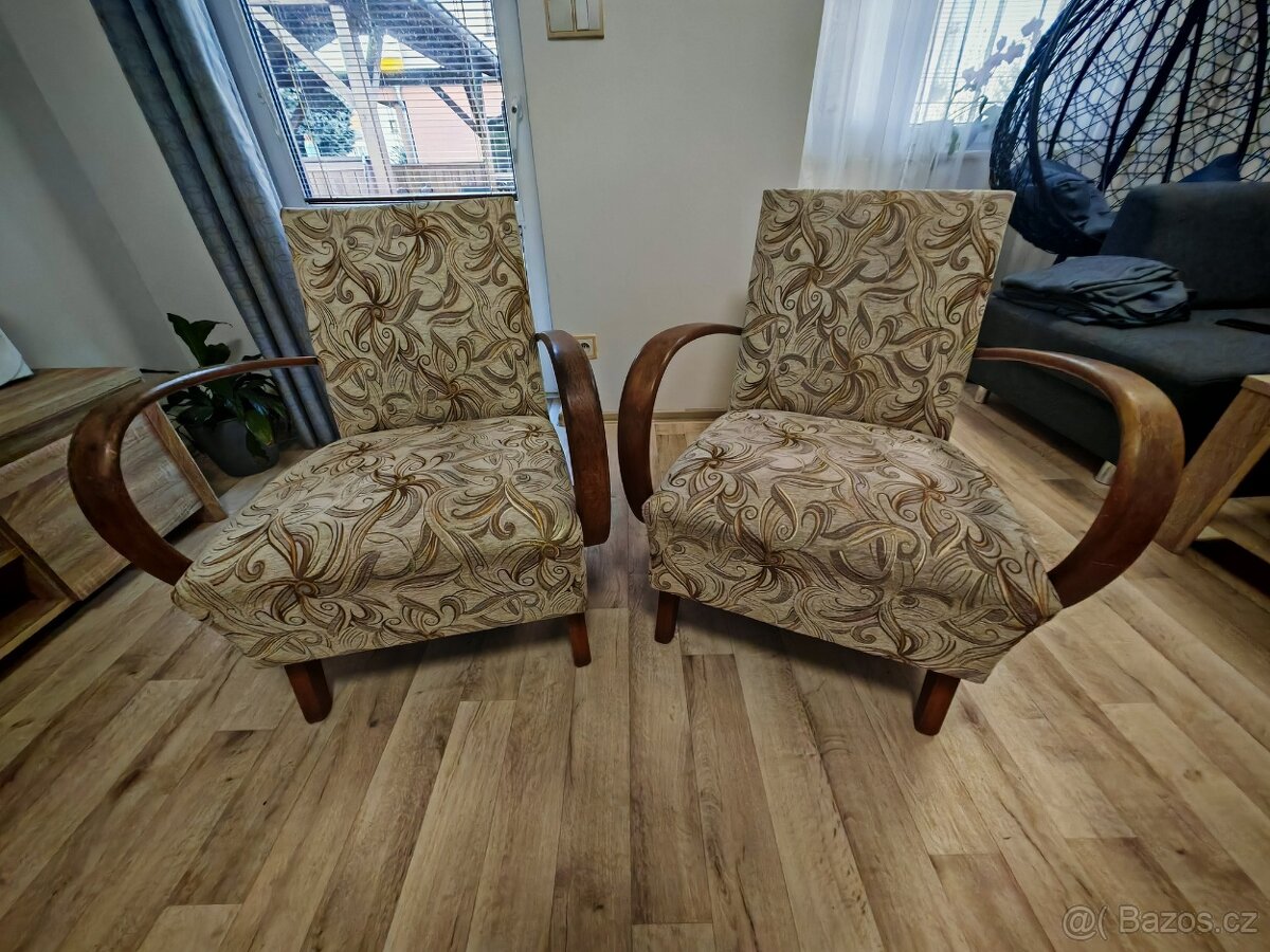 2x křeslo Halabala typ C - 4