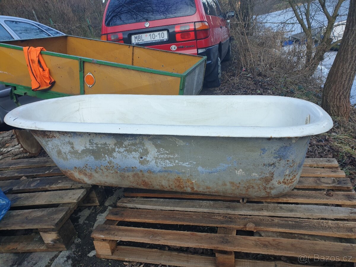 Secesní vana na nožičkách - 4