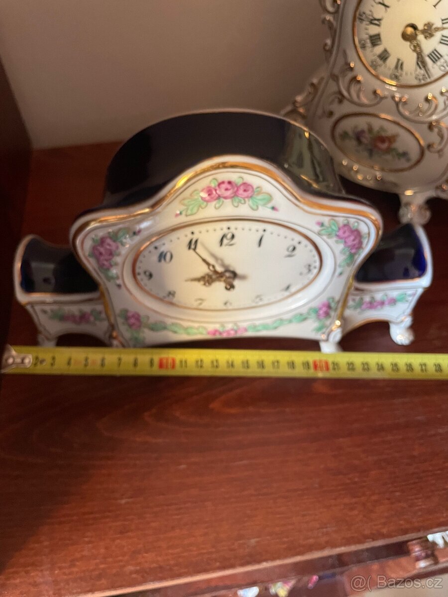 Porcelánové hodiny - 4