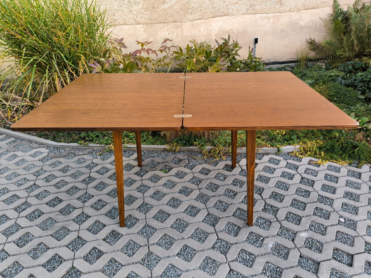 Retro jídelní rozkládací stůl Jitona - 60. léta - 4