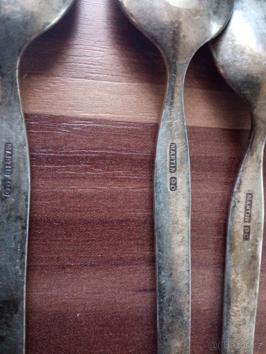 Postříbřené příbory - 4