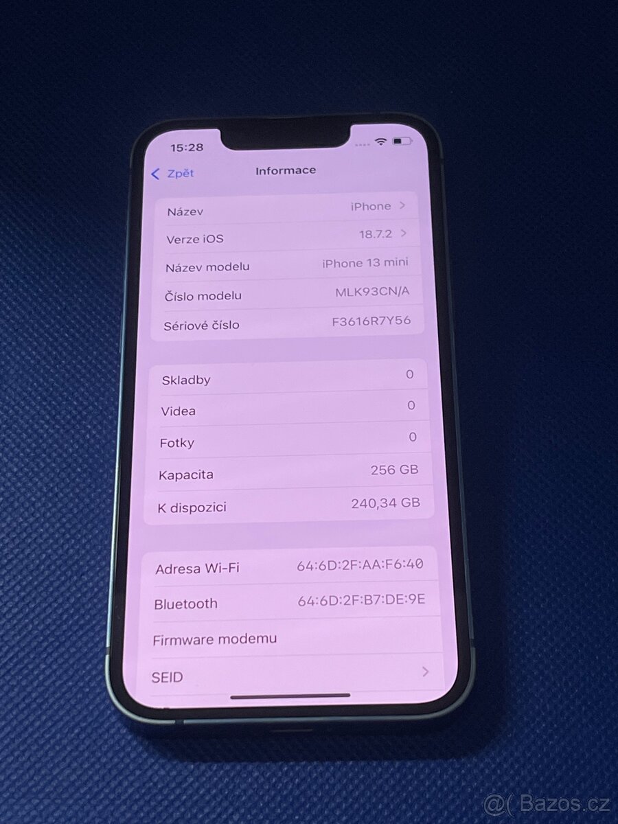 iPhone 13 mini 256GB Blue - 4