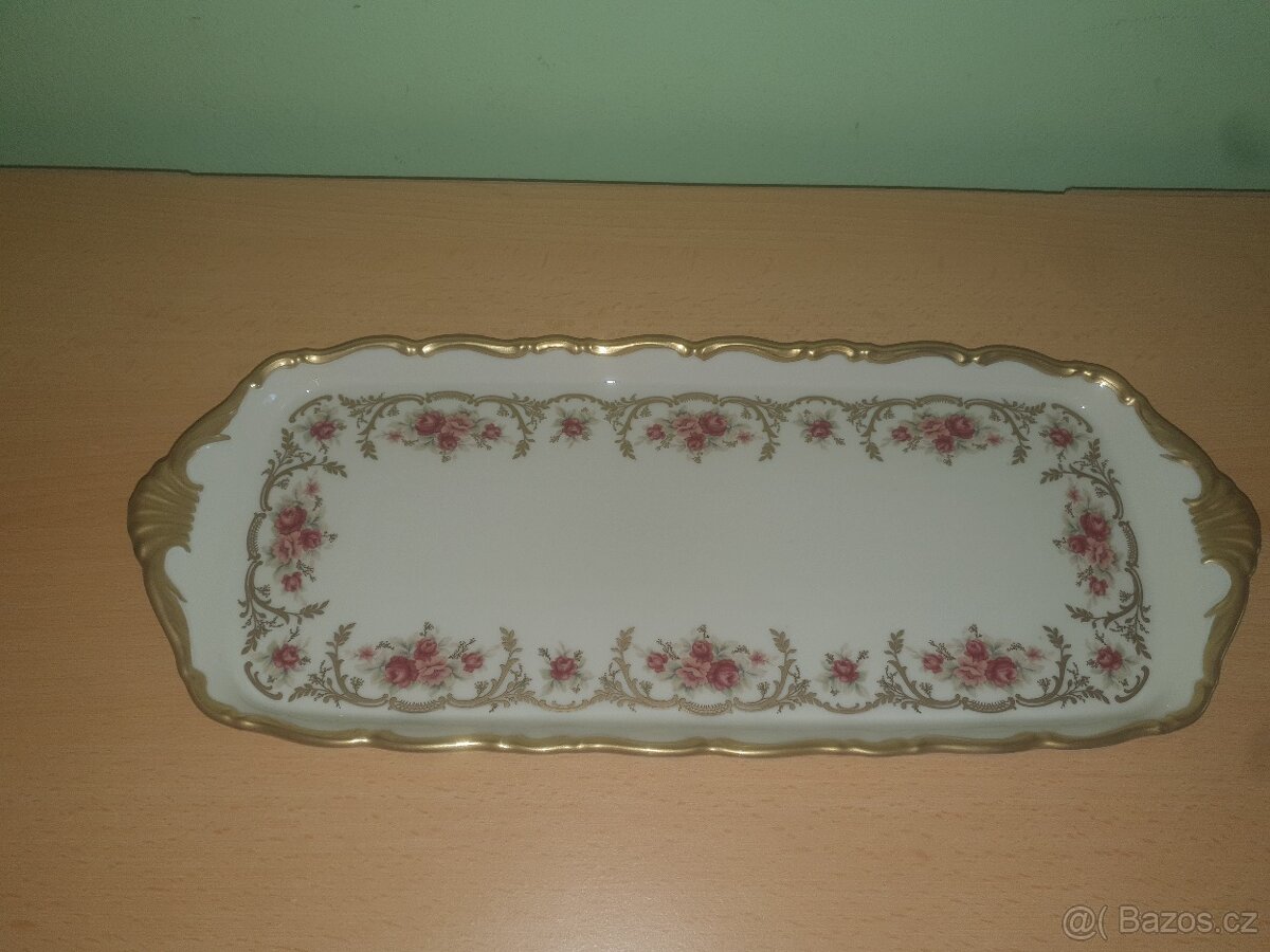 Porcelán růžičky slonová kost - 4