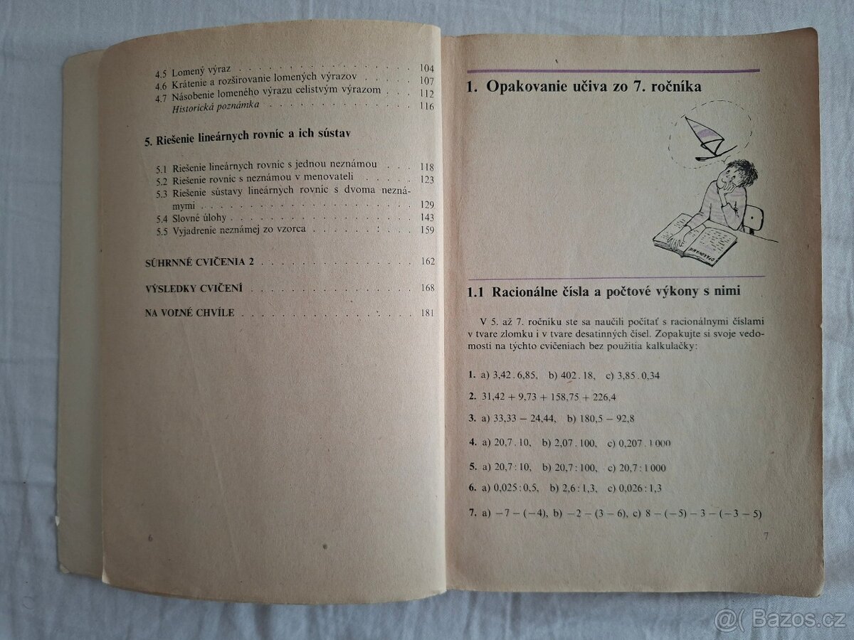 Matematika 8 (I. díl, 1991) - 4